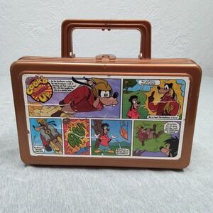 Vintage Whirley Disney's Cooked Up Comics Goofy & Max Plastic Pen cilCase